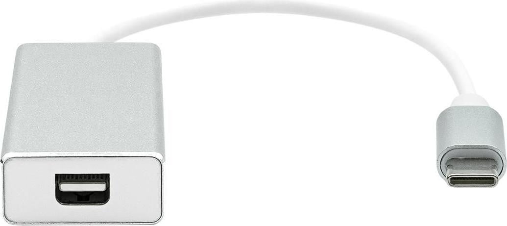 ProXtend USB-C naar Mini DisplayPort kabel, 20 cm, zilver, USBC-MINIDP-0002S