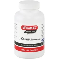 L-CARNITIN 1000 mg Megamax Tabletten 180 g