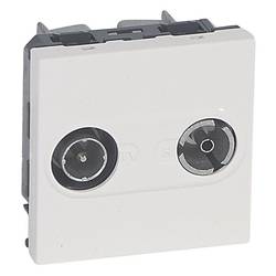 Legrand TV-Steckdose Mosaic Reinweiß 078788 1 St.