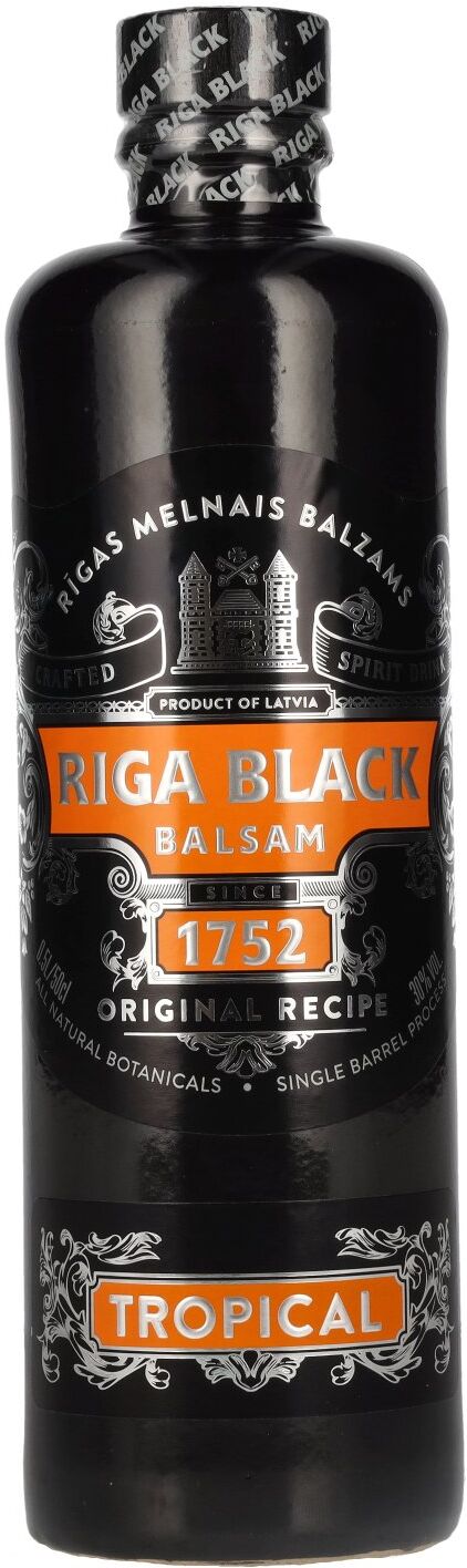 Riga Balzams Riga Black Balsam 1752 Original Recipe TROPICAL 30% Vol. 0,5l