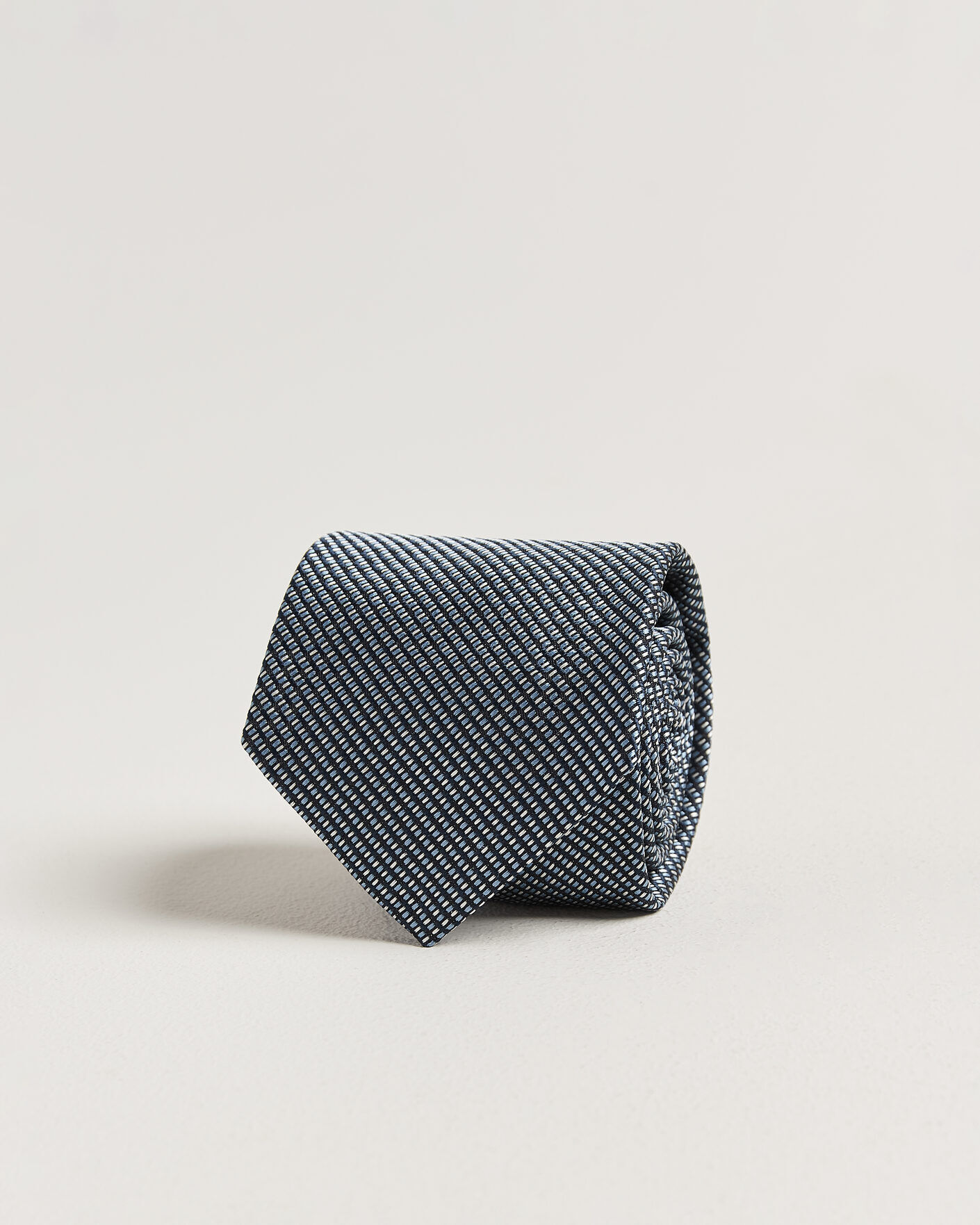 Brioni Jacquard Silk Tie Navy men One size Blå