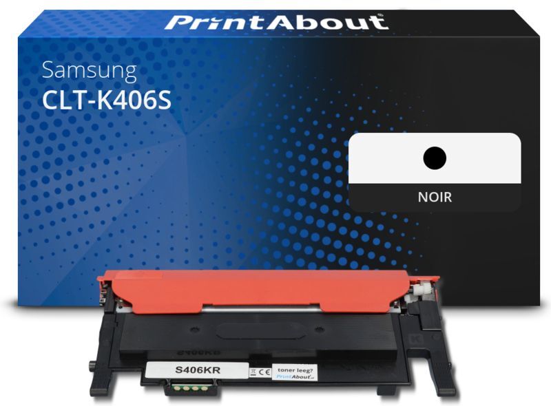 PrintAbout Toner compatible Samsung CLT-K406S (SU118A) - Noir Noir