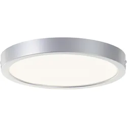 Brilliant LED Deckenleuchte Navara G80885/88 Badezimmer , Flur , Küche , Garage , 0 Kunststoff Outdoor , Indoor Decke silber - LED fest integriert