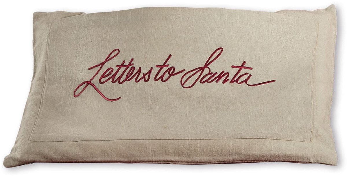 Loberon Kussenhoes Welenzas beige/rood