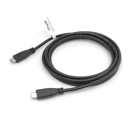 EQUIP USB-C Kabel, USB 2.0, 60W PD, USB-C [Stecker] auf USB-C [Stecker], 3m, schwarz