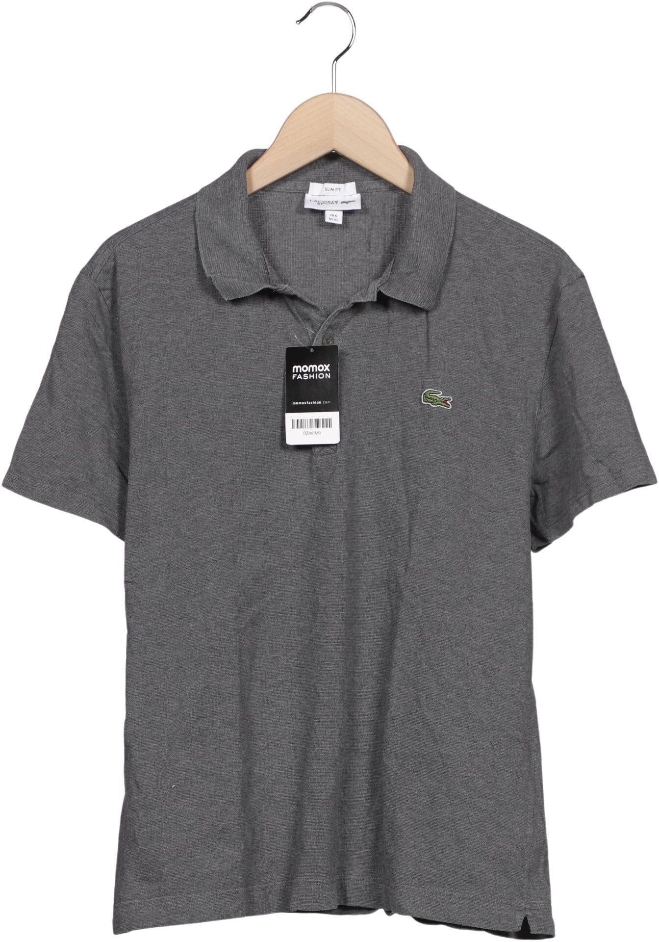 Lacoste Sport Herren Poloshirt, Grau, Gr. XL (Lacoste 6), Baumwolle - Second Hand
