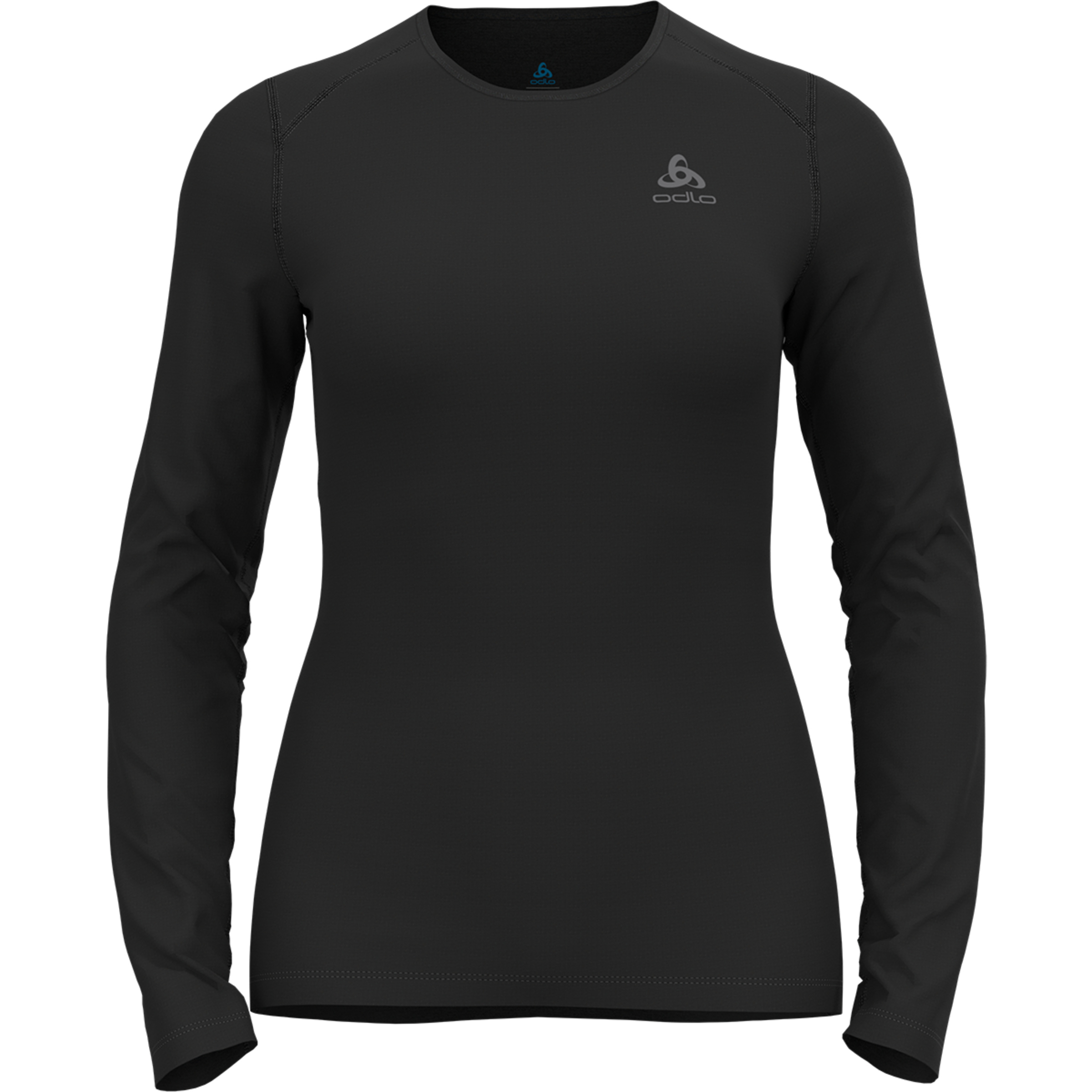Odlo Fundamentals Active Damen Langarm Unterhemden schwarz Größe XS Elastisch