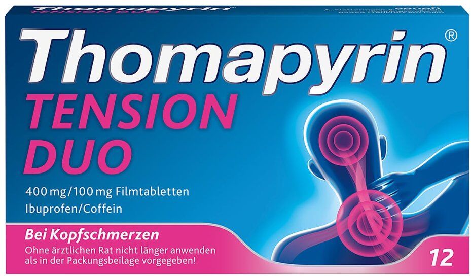 Thomapyrin® TENSION DUO Kopfschmerztabletten