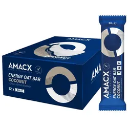 AMACX Energieriegel Oat Bar Kokosnuss | 12 Riegel Box