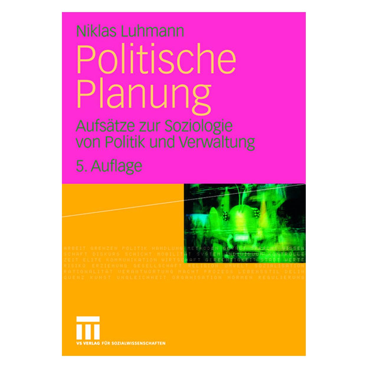 VS Politische Planung (Deutsch, Softcover, Niklas Luhmann) (55187362)