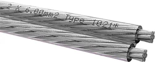 Oehlbach D1C347 Lautsprecherkabel 2 x 6mm² Transparent 8m
