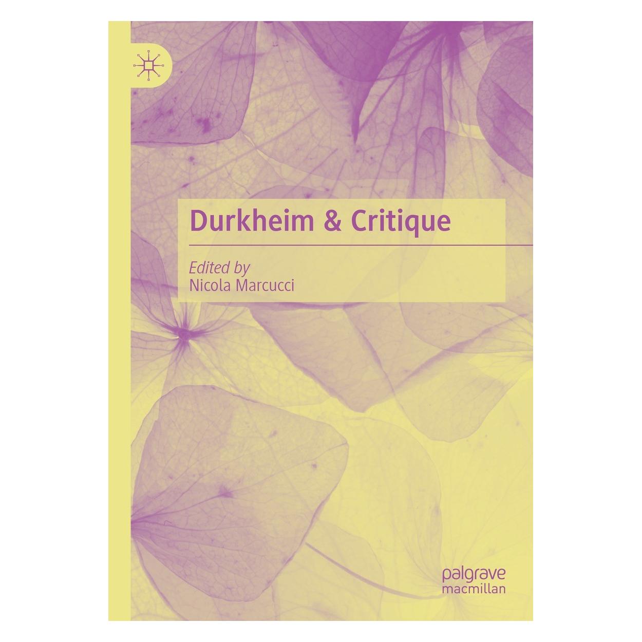 Springer Durkheim & Critique (Englisch, Hardcover, Nicola Marcucci) (9783030751579)