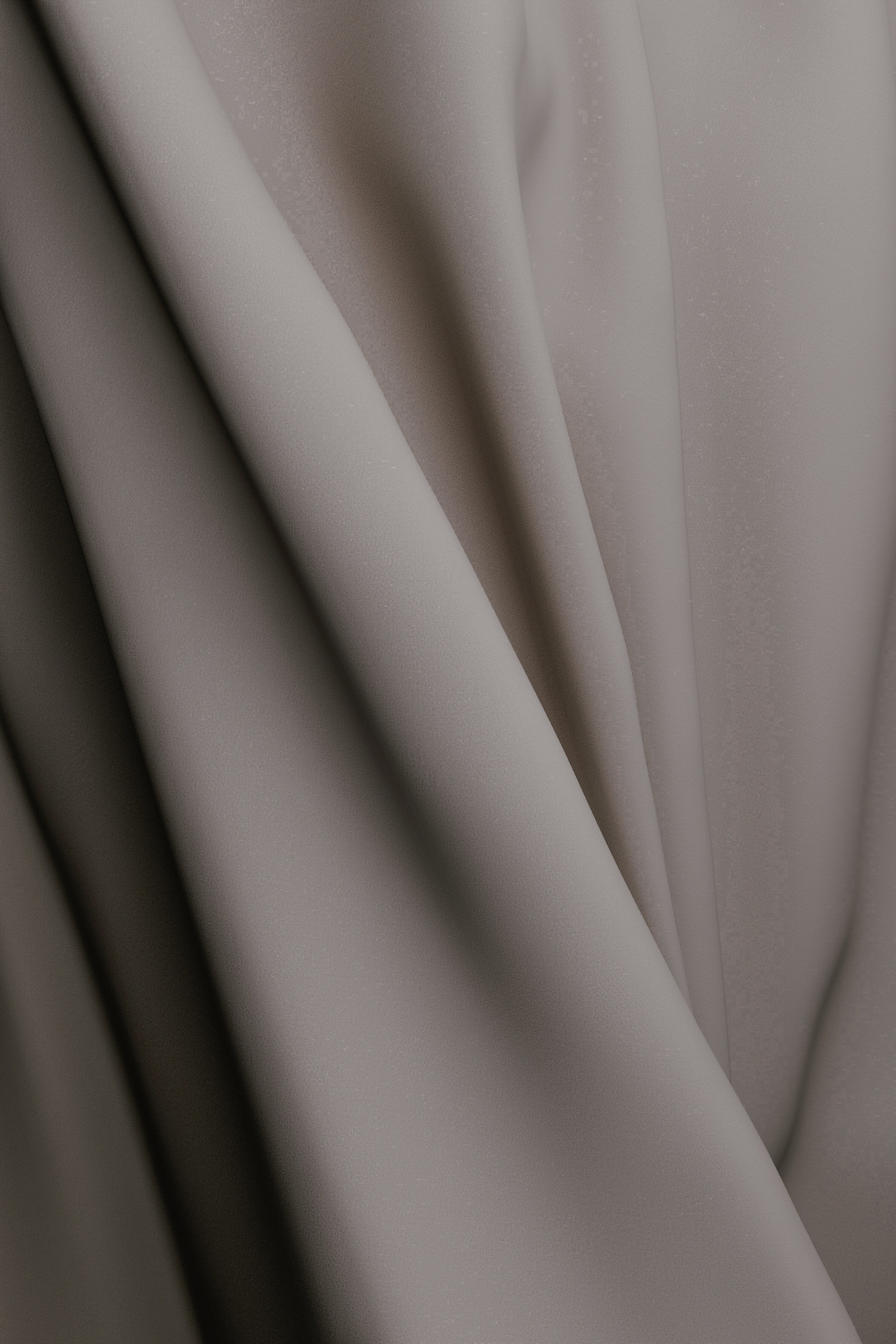 Vorhang HOMING "Velia" Gr. 1, silber (silberfarben), B:140cm H:245cm, Polyester, Gardinen, Vorhang, Fertigschal silberfarben 245cm, verdeckte Schlaufen, 140cm