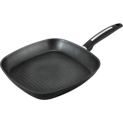 Steakpfanne CS KOCH-SYSTEME "Münster", schwarz, B:28cm L:28cm Ø:28cm, Pfannen, Induktion