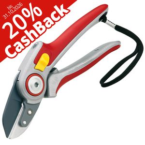Wolf-Garten Gartenschere RS5000 Alu Professional, Amboss, 20% Cashback, Aluminiumgriff Softgrip, schneidet bis 25 mm Ø