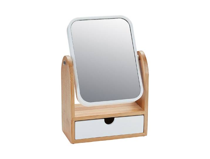 Diaqua Kosmetikspiegel mit Schublade Bambus 25 × 16.8 × 8 cm