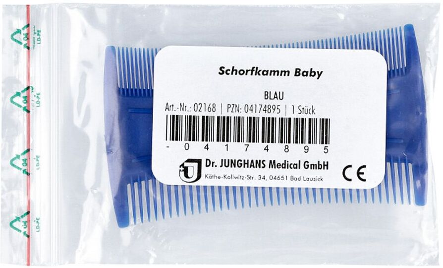 Schorfkamm für Baby blau 1stk