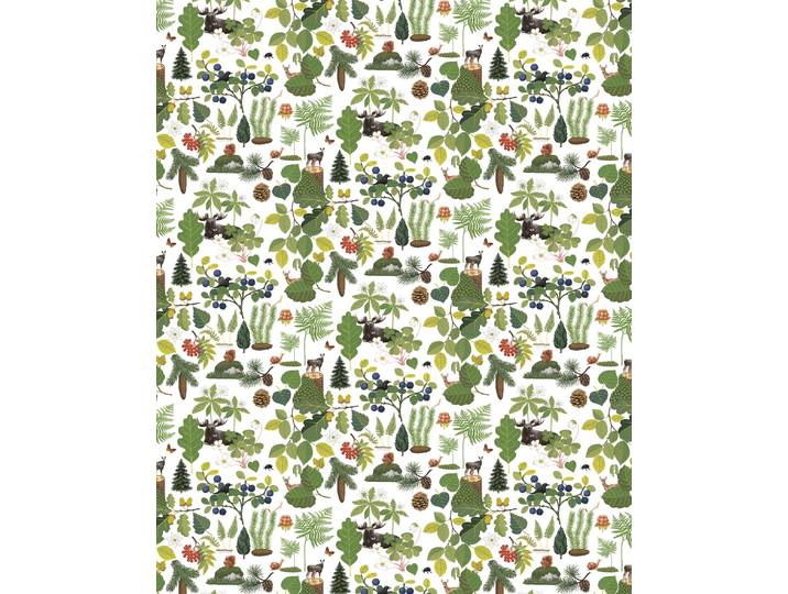 Arvidssons Textil Toile cirée Skogsliv Vert