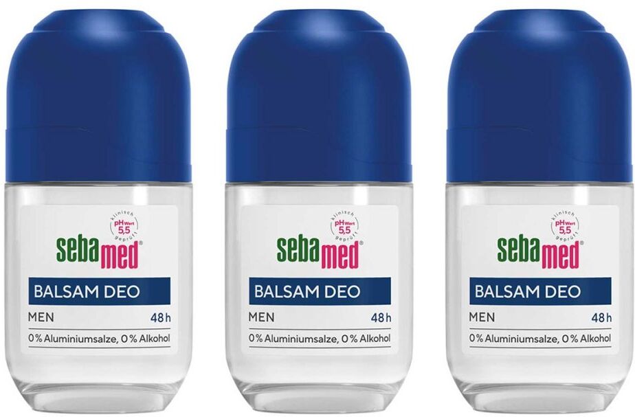 Sebamed For Men Deo Sensitiv Roll-On 3x50ml