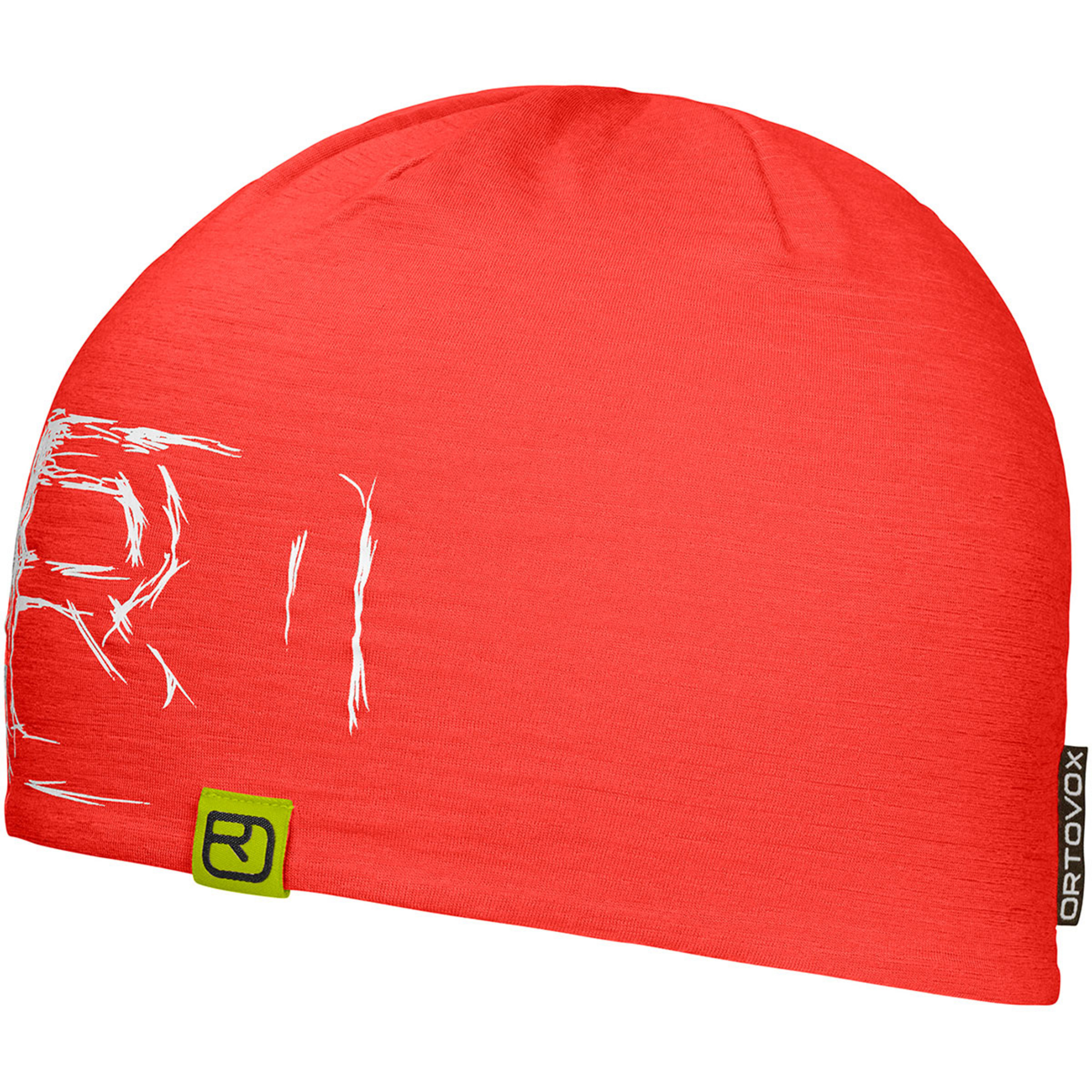 Ortovox 120 Tec Logo Mützen & Beanies orange Bergsteigen Hautfreundlich Merinowolle