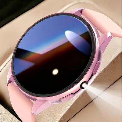 Fusion Finds Bluetooth Calling Smartwatch With HD Touchscreen, Round Dial & Multi Sports Fitness Tracking pink