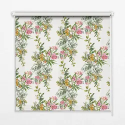 INNENROLLO - Fensterrollo - Rollo - 110x140 cm - Blumen