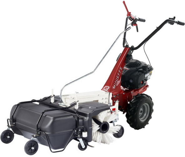 Eurosystems Minieffe - Motospazzatrice multifunzione - Raccoglitore frontale