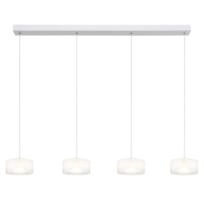 GLOBO LIGHTING LED Pendelleuchte "BELINDA", weiß, H: 150cm, 1 Stk., Leuchten, Hängelampe/Hängeleuchte/Wohnzimmer/Esstisch/elegant, LED Pendelleuchte