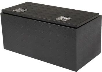 karlinc "36"" Aluminum Under Body Toolbox 5 Bar Tread Black"