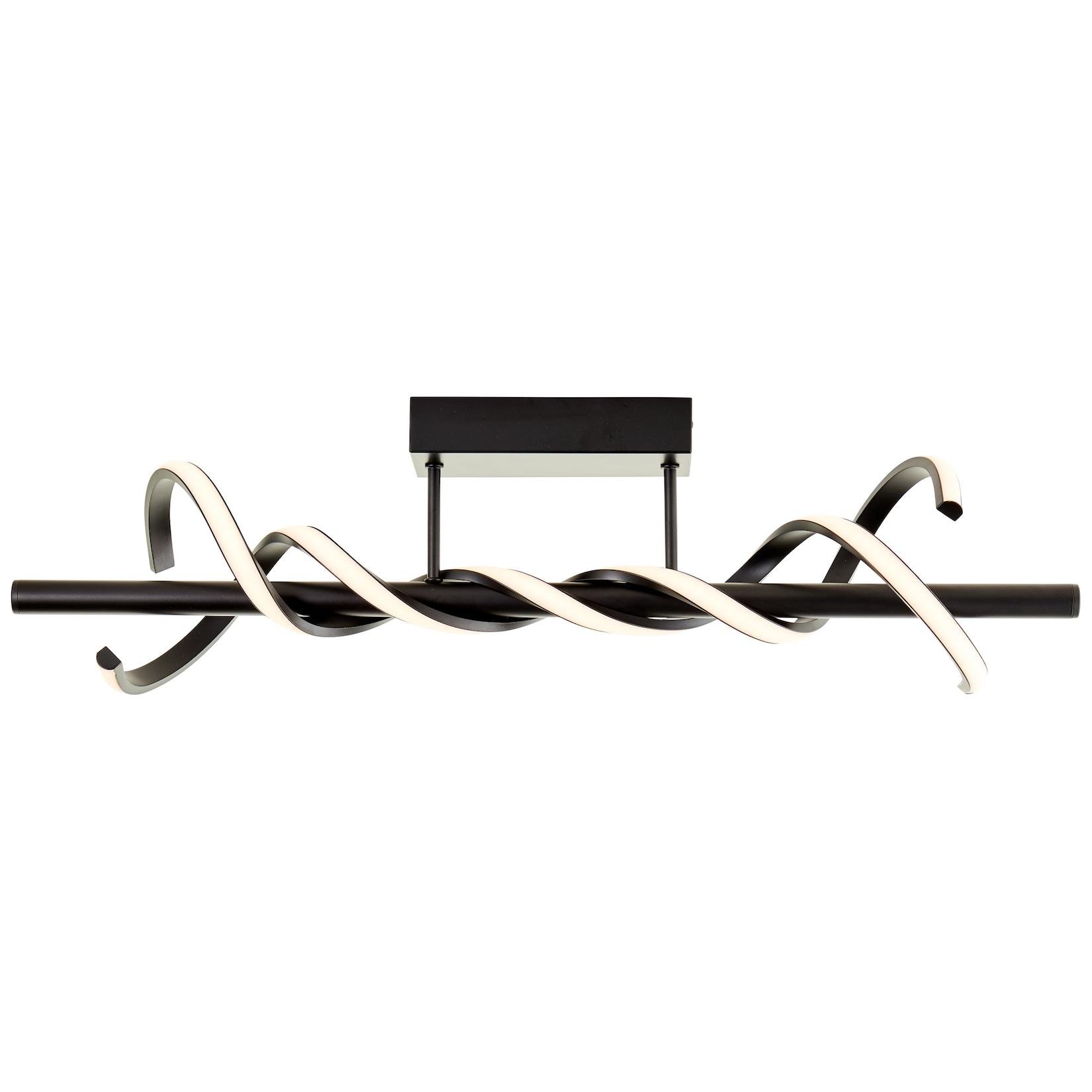 Brilliant Amalie LED Deckenleuchte 80cm schwarz, Metall/Kunststoff, 1x LED integriert, 16 W , (Lichtstrom: 2100lm, Lichtfarbe: 3000K)