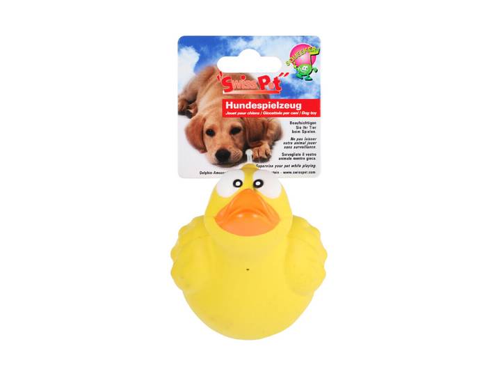 swisspet Hundespielzeug Ente aus Gummi L