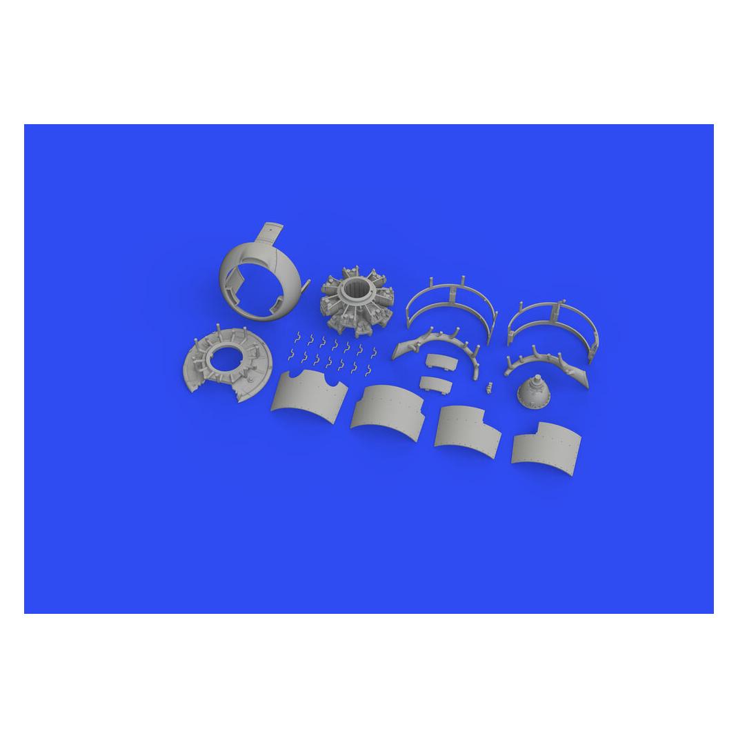 Eduard F4F-3 engine early PRINT 1/48 for (648792)
