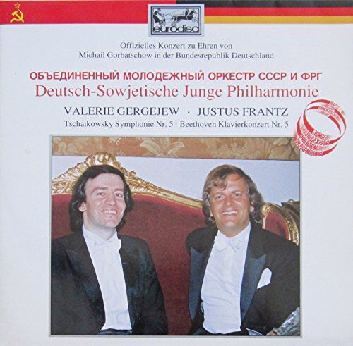 Deutsch-Sowjetische Junge Philharmonie - Tschaikowsky: Symphonie Nr. 5 / Beethoven: Klavierkonzert Nr. 5 (Offizielles Konzert zu Ehren von Michail Gorbatschow in der Bundesrepublik Deutschland) [Vinyl Doppel-LP] [Schallplatte] - Preis vom 14.10.2026 23:07