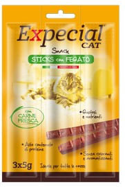 Expecial Cat Snack Sticks 3x5G FEGATO