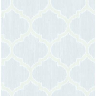 Seabrook Designs Broderie Lattice Unpasted Wallpaper