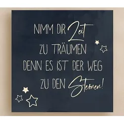 Deko Schild Lichterglanz Metall Variante 2