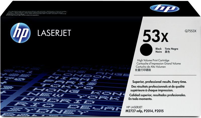 HP 53X (Q7553X) - Schwarz - Toner - Hohe Kapazität