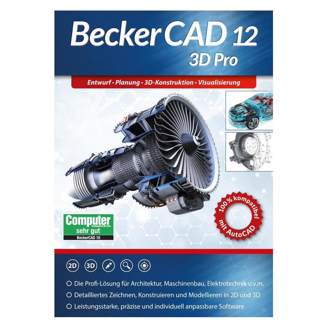 Markt + Technik BeckerCAD 12 3D Pro (1 User, 1 Geräte/User, unbegrenzt) (74556)