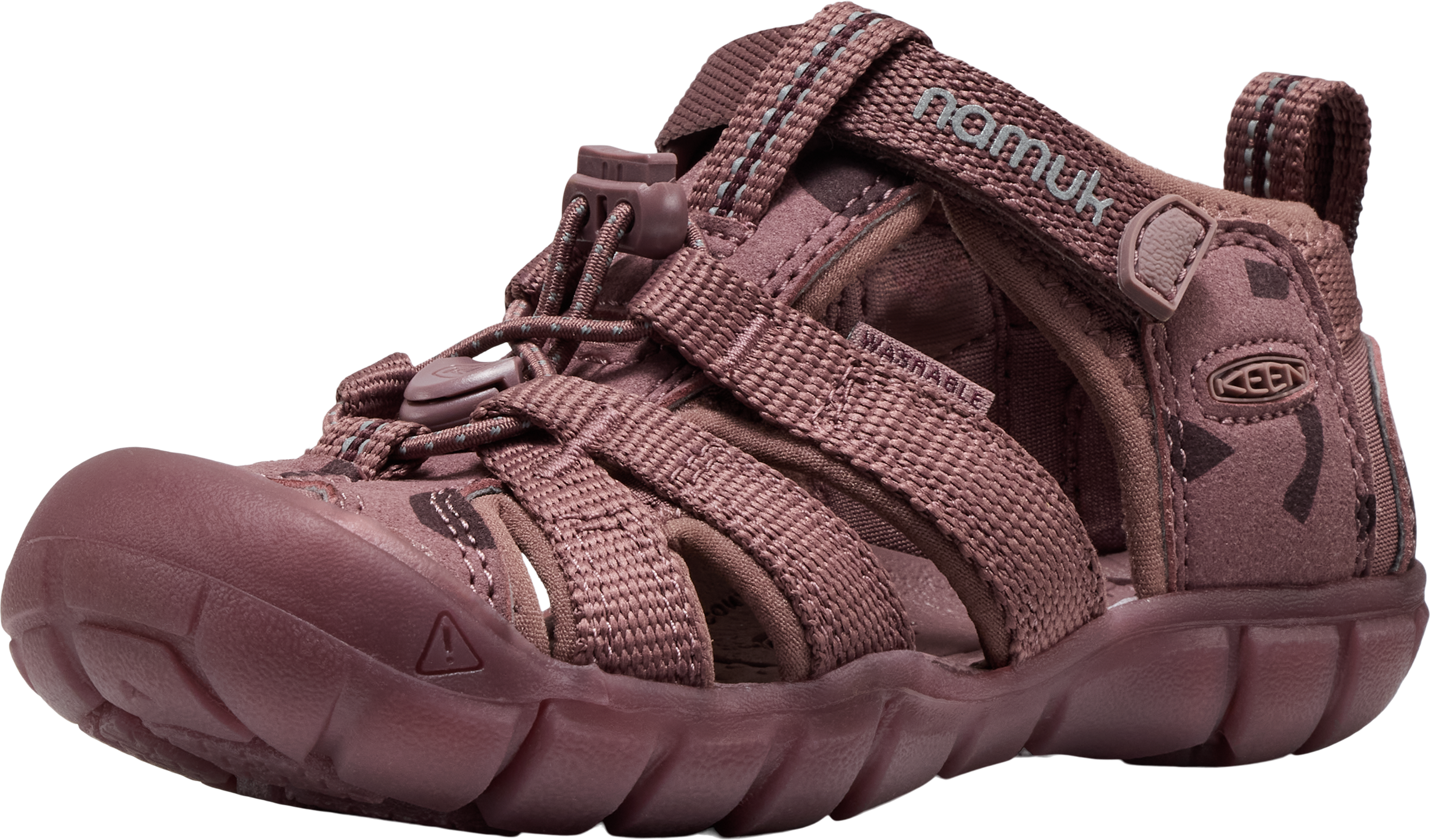 Sandale KEEN "SEACAMP II CNX", Mädchen, Gr. 29, braun (mauve), Synthetik, Schuhe Sandale mauve 29