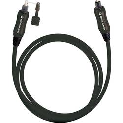 Toslink Audio Anschlusskabel [1x Toslink-Stecker (ODT) - 1x Toslink-Stecker (ODT)] 15.00 m Schwarz Oehlbach OPTO Star Black 66111