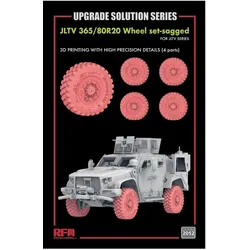 Rye Field Model Wheel set-sagged for JLTV (3D printed??Total 4 wheels)