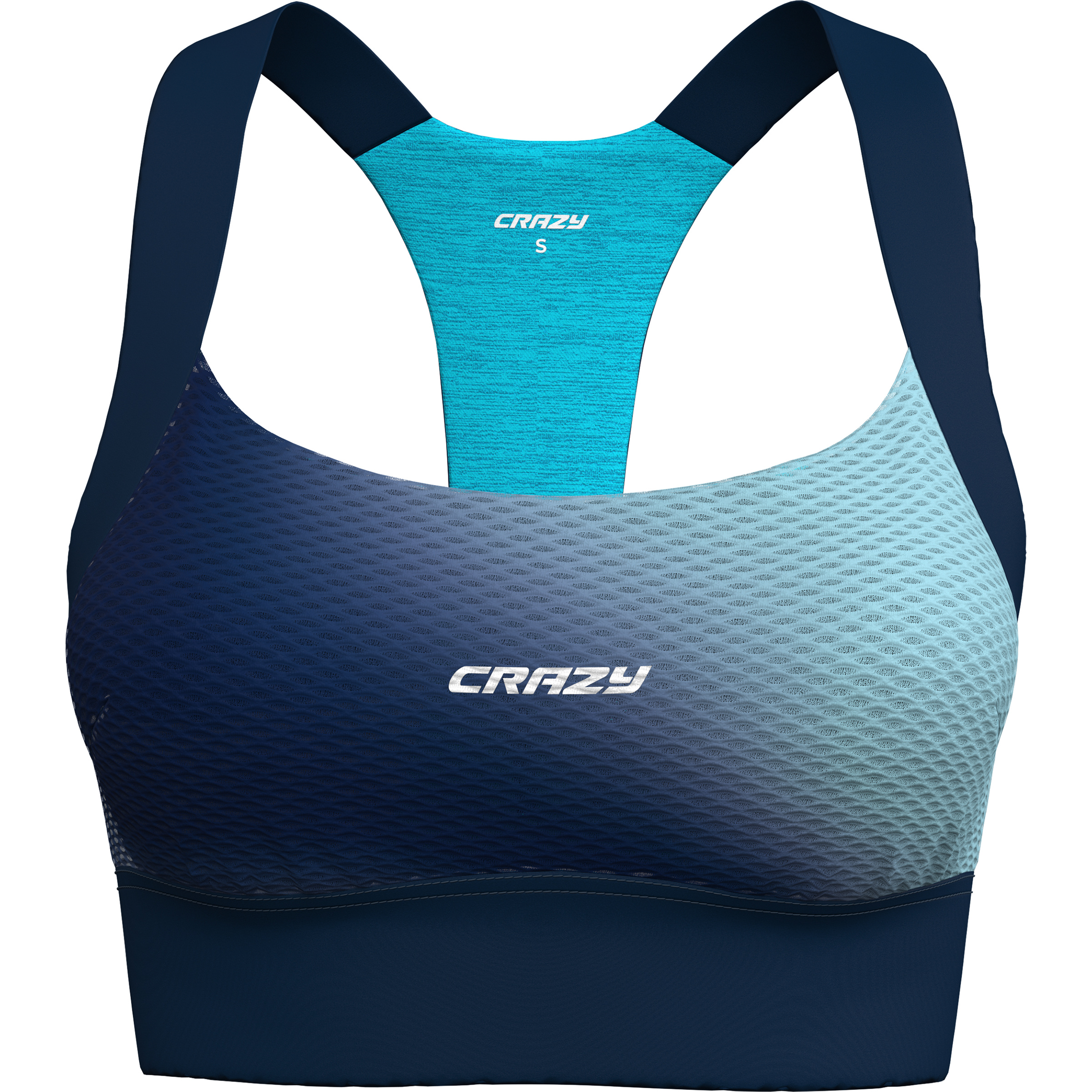 Crazy Lightning Sport BH Damen Sport-BHs blau Größe XS Elastisch