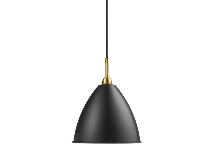 GUBI Bestlite BL9M Pendelleuchte Kohlschwarz / Messing
