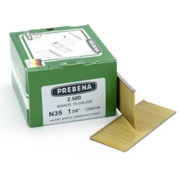 Prebena, Tackerklammern + Tackernägel, Stauchkopfnägel verzinkt geharzt38 mm