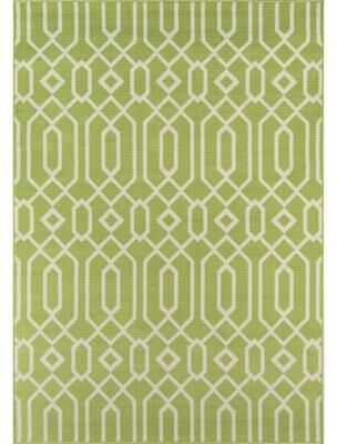 Momeni Baja Links Geometric Trellis Outdoor Area Rug.
