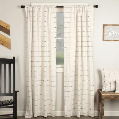 VHC Brands Farmcloth Stripe Panel Set of 2
