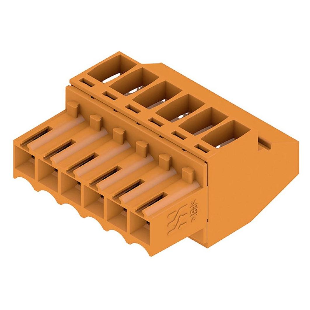 Weidmüller Omnimate 3.50mm 6w female 90deg plug (1638590000)