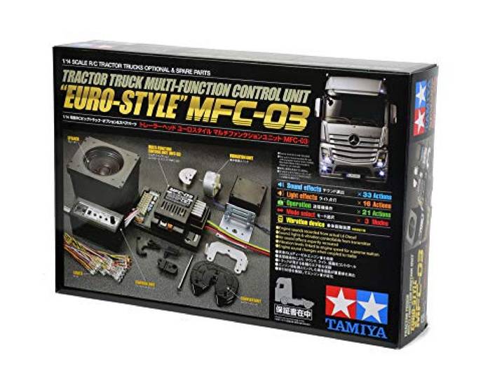 Tamiya 300056523 1:14 Mfc-03 Multifunctionele Truck-Eenheid, Zwart, 38.61 x 26.16 x 7.87 cm