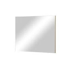 Wohnwert Spiegel 80 x 60 cm Como , holzfarben , Glas,Aluminium , Maße (cm): B: 80 H: 60 T: 4.0