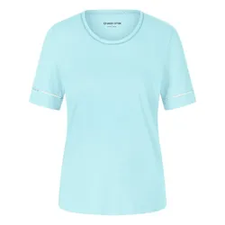 Rundhals-Shirt Frida Green Cotton blau, 50